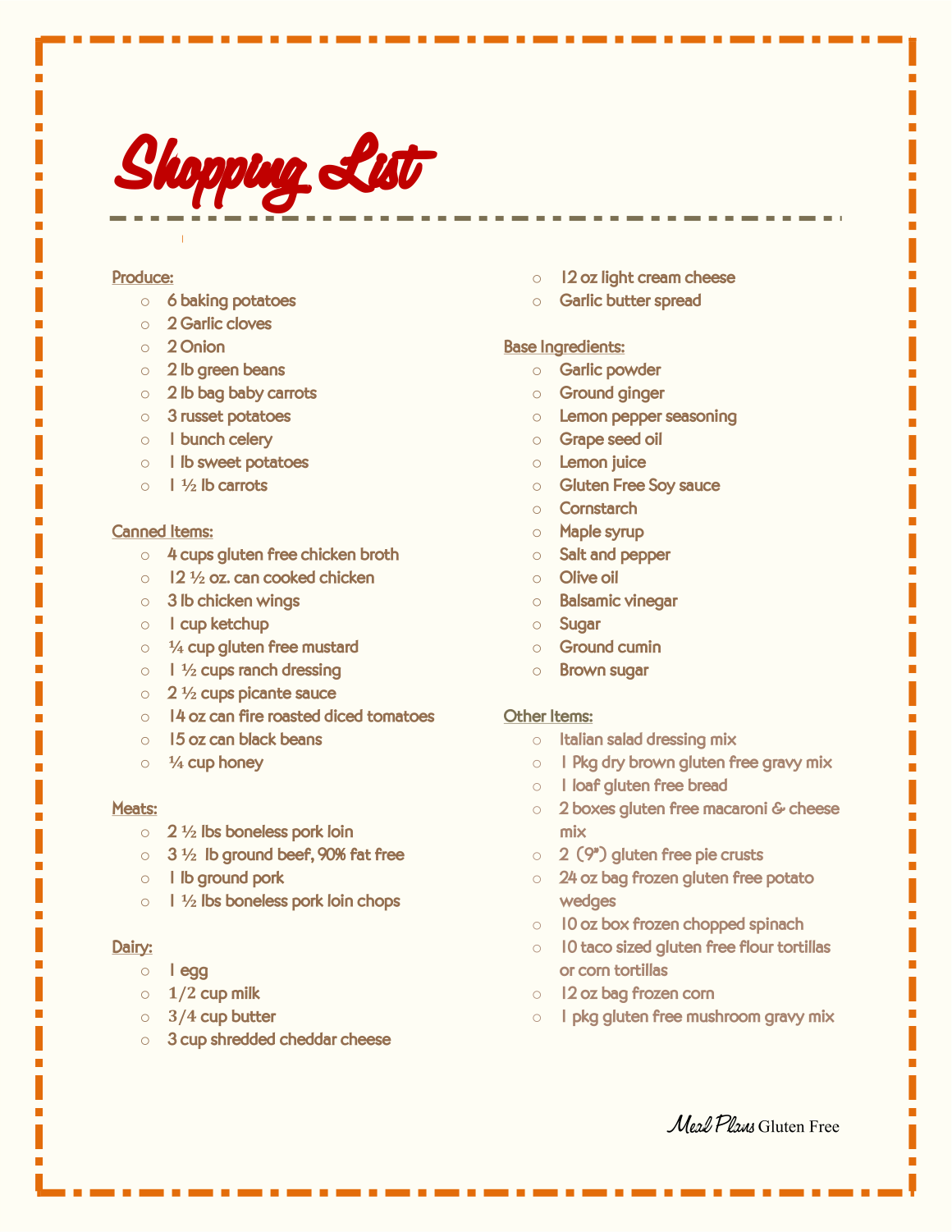 Meal Plans – PG6